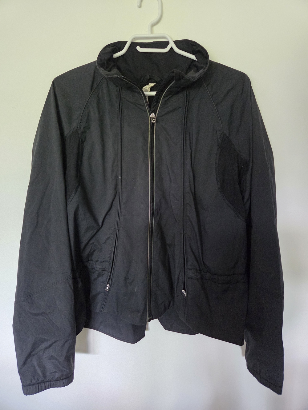 lululemon athletica Womens Black Windbreaker Jacket